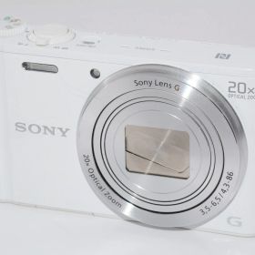 【中古】【外観並級】ソニー SONY デジタルカメラ Cyber-shot WX350 光学20倍 ホワイト DSC-WX350-W
