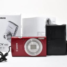キヤノン Canon IXY 180 レッド 《元箱・SDカード付属》