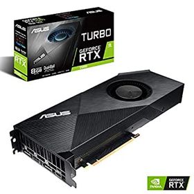 【中古-非常に良い】 ASUS NVIDIA Turbo RTX 2080 8GB GDDR6 HDMI/2DisplayPort/USB Type-C PCI-Express ビデオカード