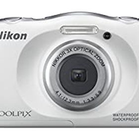 Nikon デジタルカメラ S33 防水 1317万画素 S33 ホワイト S33WH(中古品)
