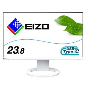 EIZO 疲れ目軽減モニター | FlexScan EV2480-AMZWT | 23.8型フルHD・USB Type-C(70W給電)・スタンド可動・ホワイト