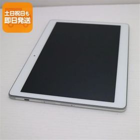 超美品 d-01H HUAWEI dtab シルバー スマホ 本体 白ロム 中古 あすつく 土日祝発送OK