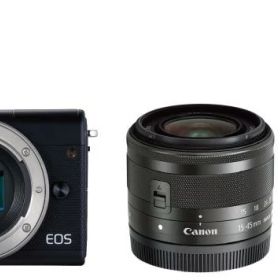 【中古】Canon ミラーレス一眼カメラ EOS M100 ダブルズームキット ブラック EOSM100BK-WZK