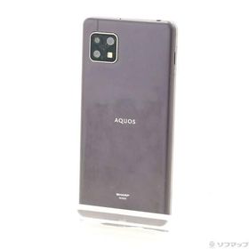 〔中古〕SHARP(シャープ) AQUOS sense5G 64GB ブラック SHG03 auロック解除SIMフリー〔295-ud〕