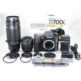 ニコン(Nikon)の【高性能】Nikon ニコン D7000 標準/超望遠 ダブルレンズ オマケ多数(デジタル一眼)