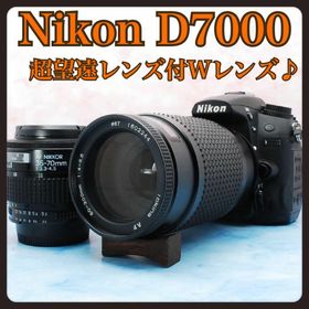 ニコン(Nikon)のニコン D7000☆高速連写＆高画質☆Wレンズ☆一眼レフカメラ☆人気機種(デジタル一眼)