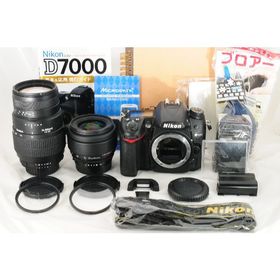 ニコン(Nikon)の【高性能】Nikon ニコン D7000 標準/超望遠 ダブルレンズ オマケ多数(デジタル一眼)