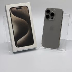【中古A】iPhone 15 Pro 128GB ナチュラルチタニウム バッテリー【89%】 SIMフリー 白ロム