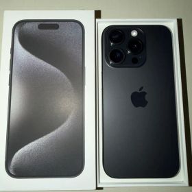 iPhone 15Pro ブラック 本体 箱あり美品