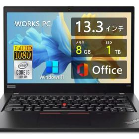 軽量薄型13.3型モバイルノートThinkPad L380 Intel Core i5-8250U 1.6GHz - 8GBメモリ - SSD 256GB - Webカメラ - WiFi&amp;Bluetooth - Type-C - HDMI - M
