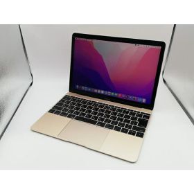 【中古】Apple MacBook 12インチ CoreM:1.2GHz 512GB ゴールド MLHF2J/A (Early 2016)【川崎駅前】保証期間1ヶ月【ランクC】