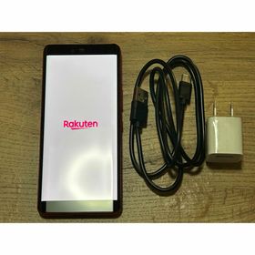 ラクテン(Rakuten)の【ほぼ未使用・64GB】Rakuten Hand レッド SIMフリー 初期化済(スマートフォン本体)