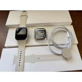 アップルウォッチ(Apple Watch)の使用数回 Apple Watch10 GPSアルミGPS シルバー スターライト(その他)
