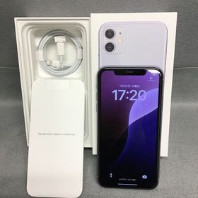 美品 国内版 SIMフリー iPhone11 64GB パープル色