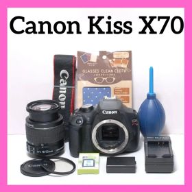 ✨一眼レフデビューに✨Canon Kiss X70✨シングルレンズ✨軽量モデル✨