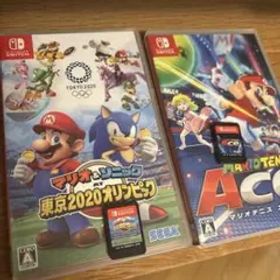 マリオ＆ソニック東京2020オリンピック マリオテニスエース 2本まとめ売り