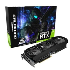 【中古】 玄人志向 NVIDIA GeForce RTX3070搭載 グラフィックボード GDDR6 8GB GALAKURO GAMINGシリーズ トリプルファンモデル GG-RTX3070-E8GB/TP