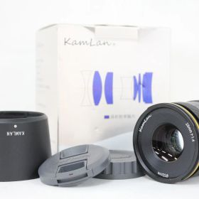 【光学美品】 【元箱付き】 Kamlan 28mm F1.4 キャノンEOS-Mマウント レンズ M5431