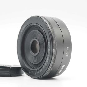 キャノン Canon EF-M 22mm f/2 STM Lens for EOS M EF-M Mount Black [良品] #Z5802A