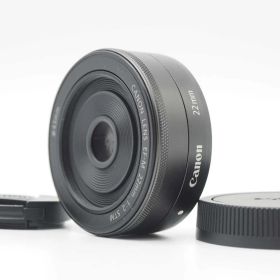 キャノン Canon EF-M 22mm f/2 STM Lens for EOS M EF-M Mount Black [美品] #Z5818A