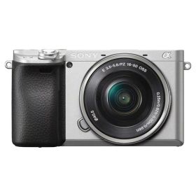 【中古】SONY(ソニー) APS-C ミラーレス一眼カメラ α6400 パワーズームレンズキット(同梱レンズ:SELP1650) シルバー ILCE-6400L S