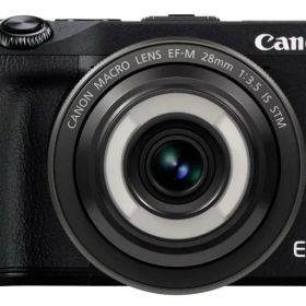 【中古】Canon ミラーレス一眼カメラ EOS M3(ブラック)・クリエイティブマクロ レンズキット EOSM3BK-CMLK