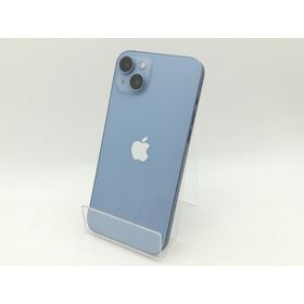 【中古】【赤ロム保証あり】Apple au 【SIMフリー】 iPhone 14 Plus 128GB ブルー MQ4H3J/A【神戸】保証期間１ヶ月【ランクB】