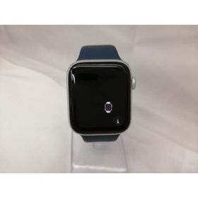 【中古】Apple Apple Watch SE2 44mm GPS シルバーアルミニウムケース/ストームブルースポーツバンド(M/L) MREE3J/A【戸塚】保証期間１ヶ月【ランクC】