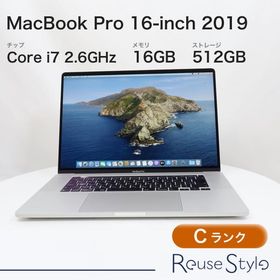 MacBook Pro 16インチ 2019 シルバー 16GB 512GB JISキーボード Cランク