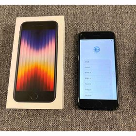 アップル(Apple)のApple iPhone SE (第3世代) ブラック 箱付き(スマートフォン本体)