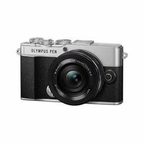 OLYMPUS PEN E-P7 14-42mm EZレンズキット シルバー 【訳あり：倉庫移動中に外箱傷あり】