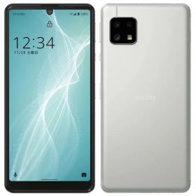 【中古】SIMフリー Ymobile AQUOS sense4 basic A003SH [シルバー] スマートフォン本体