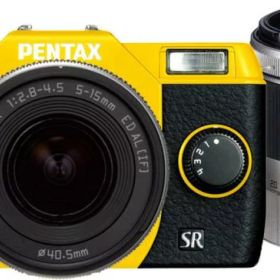 【中古】PENTAX ミラーレス一眼 Q10 ダブルズームキット [標準ズーム 02 STANDARD ZOOM ・望遠ズーム 06 TELEPHOTO ZOOM] イエロー/ブラック023 Q10 WZOOMKIT YE/BK 023 12433