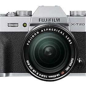 【中古】［非常に良い］FUJIFILM ミラーレス一眼カメラ X-T20 レンズキットシルバー X-T20LK-S