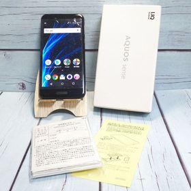 SHARP UQ mobile AQUOS sense SHV40 ブラック [ジャンク] 837