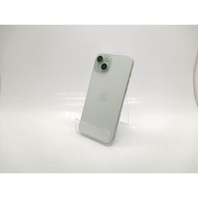 【中古】Apple au 【SIMフリー】 iPhone 15 Plus 128GB グリーン MU0E3J/A【秋葉5号】保証期間１ヶ月【ランクA】