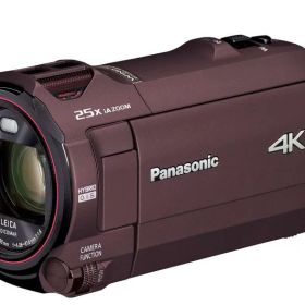 【中古】パナソニック 4K ビデオカメラ VX992M 64GB 光学20倍ズーム カカオブラウン HC-VX992M-T