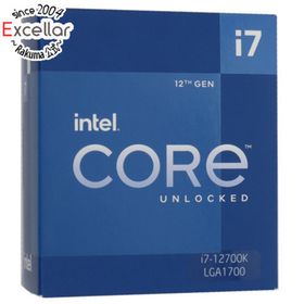 インテル(intel)のCore i7 12700K 3.6GHz LGA1700 125W SRL4N 元箱あり(PCパーツ)