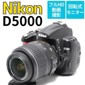 【美品】Nikon D5000 スマホ転送 動画も写真も撮れる バリアングル液晶