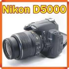 シャッター数1318回 Nikon D5000 届いてすぐ使える！初心者オススメ