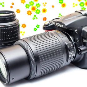 ニコン Nikon D5000☆ダブルレンズセット☆初心者の方に☆スマホに転送！