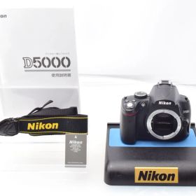 r-633☆良品☆Nikon D5000 ブラック ボディ