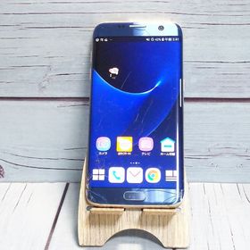 docomo Galaxy S7 edge SC-02H ブルー [ジャンク] 261