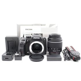 シャッター243枚 PENTAX KF 18-55WR レンズキット ブラック APS-Cデジタル一眼レフカメラ ペンタックス