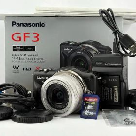 ★極上品★パナソニック LUMIX DMC-GF3/レンズキッド★付属品多数★