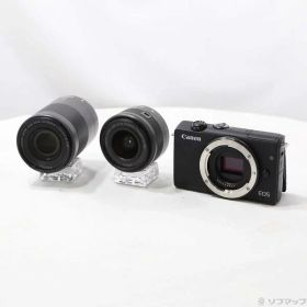 【中古】Canon(キヤノン) EOS M200 ダブルズームキット ブラック 【269-ud】