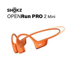 SHOKZ 新世代ワイヤレス骨伝導イヤホン OpenRunPRO2 Mini オレンジ SKZ-EP-000034