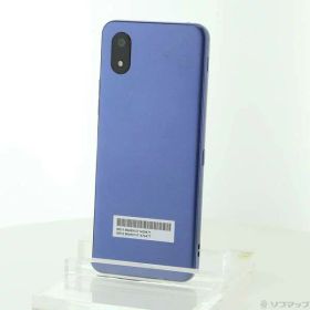 【中古】ZTE かんたんスマホ4 128GB ネイビー A402ZT Y!mobile SIMフリー 【377-ud】