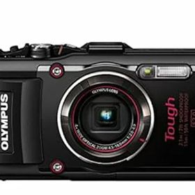 【中古】OLYMPUS デジタルカメラ STYLUS TG-4 Tough ブラック 1600万画素CMOS F2.0 15m 防水 100kgf耐荷重 GPS+電子コンパス&内蔵Wi-Fi TG-4 BLK