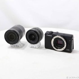 〔中古〕Canon(キヤノン) EOS M200 ダブルズームキット ブラック〔269-ud〕